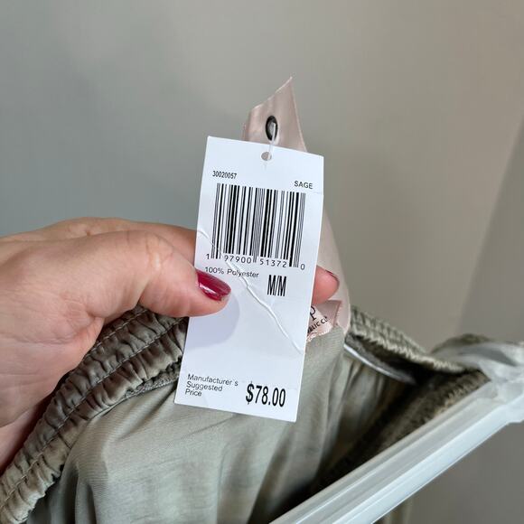 NWT Philosophy Tiered Maxi Skirt Sage Green Boho Ruffle Long Skirt Sz M - Picture 6 of 9